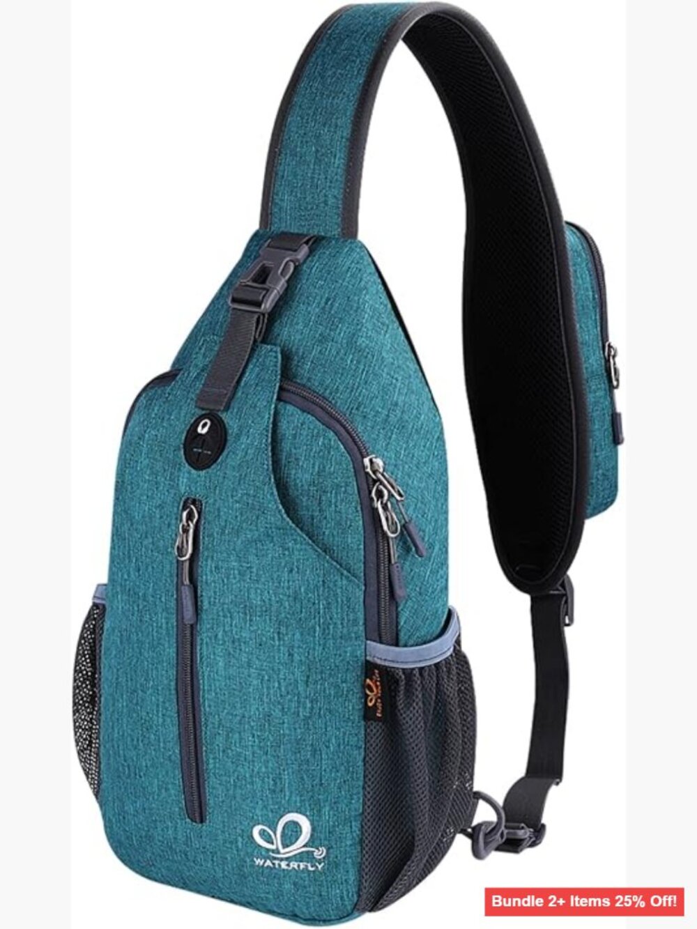 Adjustable Sling Daypack Backpack for Hiking Travel School Everyday Use